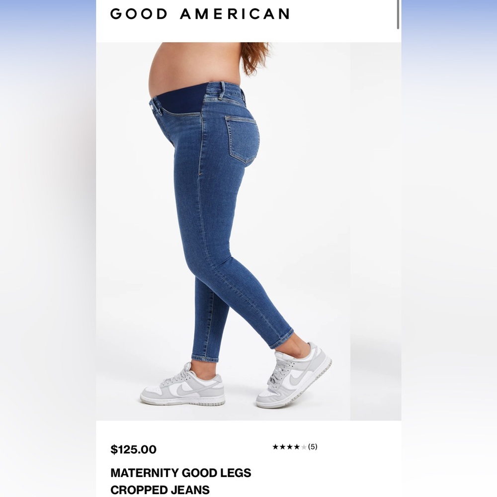 Good American Maternity Good Legs Skinny Jean